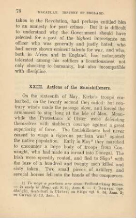 XXIII. Actions of the Enniskilleners