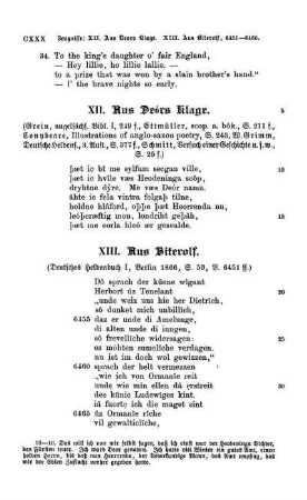 XII. Aus Drórs Klage / XIII. Aus Biterolf