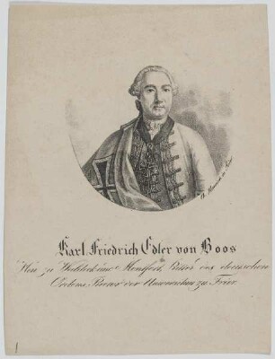 Bildnis des Karl Friedrich Edler von Boos