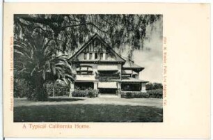 Kalifornien. A Typical California Home