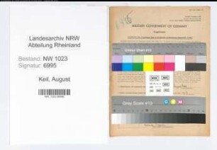 Entnazifizierung August Keil , geb. 07.08.1897 (Kaufmann)