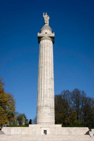 Frankreich. Lorraine. Meuse. Montfaucon. Monument de Montfaucon. Amerikanisches Memorial. Schlachtfeld Weltkrieg 1nähe Verdun