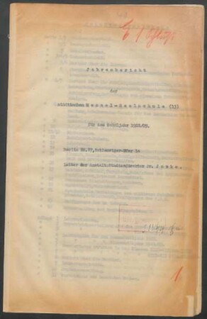 1928/29: Jahresbericht der Städtischen Menzel-Realschule (13) für das Schuljahr ... - 1928/29