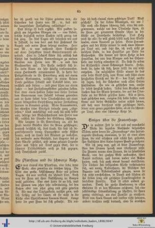 Einiges über die Frauenfrage.