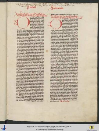 Das buoch parabole Salomonis
