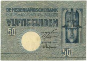 Geldschein, 50 Gulden, 18.4.1929