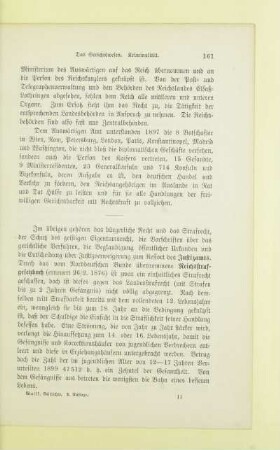 [Das Gerichtswesen; Kriminalität]