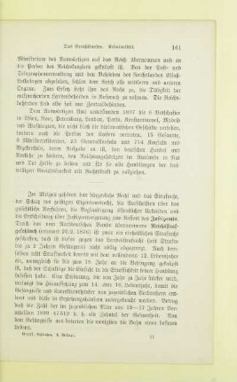[Das Gerichtswesen; Kriminalität]