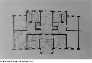 Grundriss eines Stockwerkes