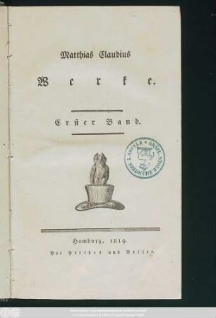 Bd. 1: Werke