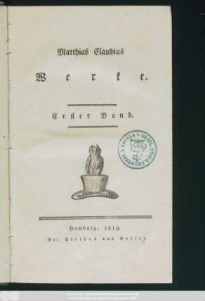 Bd. 1: Werke