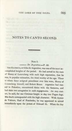 Notes to Canto Second
