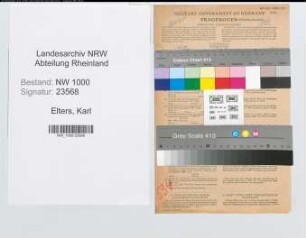Entnazifizierung Karl Elters, geb. 23.06.1907 (Kraftfahrer)