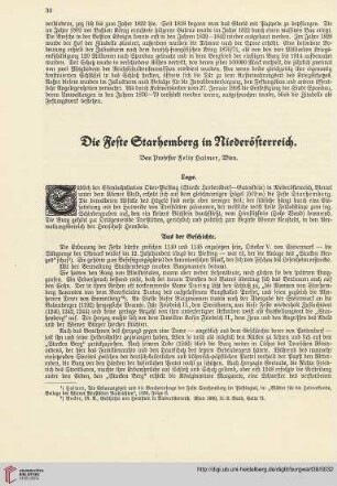 38: Die Feste Starhemberg in Niederösterreich