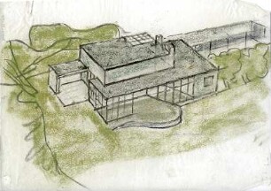 Rosenbauer, Gregor; Kressbronn; Atelier Müller-Oerlinghausen - Ateliergebäude (Vogelperspektive)