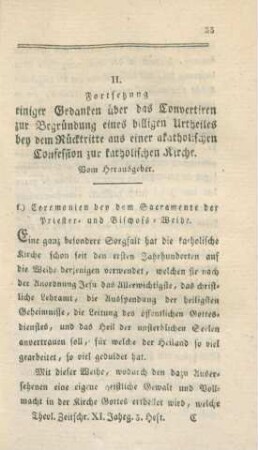 33-168 Einige Gedanken über das Convertiren : Fortsetzung