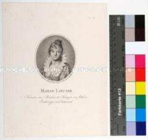 Porträt der französischen Kaiserin Marie Louise von Österreich als junge Frau