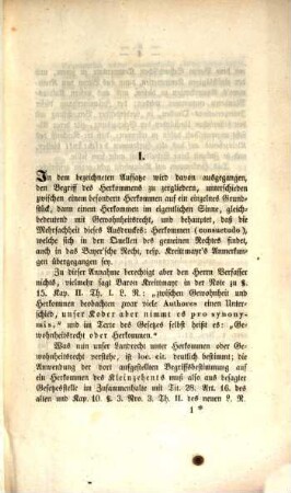 Noch ein Wort über Kleinzehent gegen den Aufsatz in Nro. 3, Jahrg. 1842 der Blätter für Rechtsanwendung