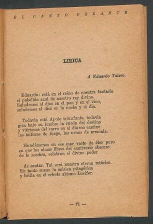 Lírica