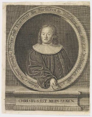 Bildnis des Johannes Weidner