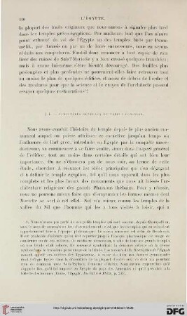 § 4: Caractère généraux du temple égyptien