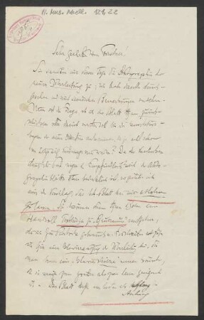 Brief an Otto Fürstner : 06.10.1919