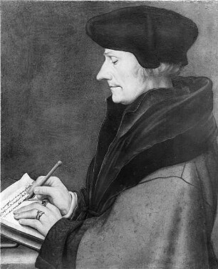 Bildnis des schreibenden Erasmus von Rotterdam