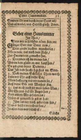 6 Gebet einer Hausmutter ...