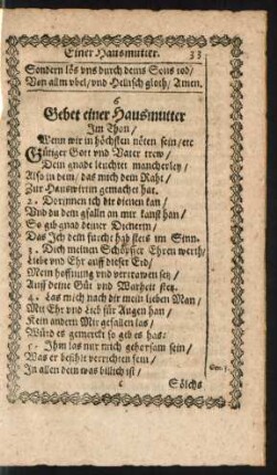 6 Gebet einer Hausmutter ...