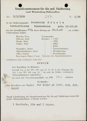 Möhrle, Friedrich