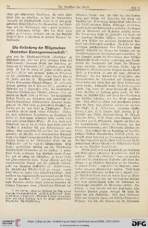 Die Gründung der Allgemeinen Deutschen Kunstgenossenschaft