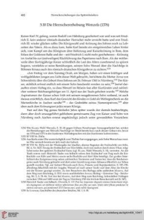 5.10 Die Herrschererhebung Wenzels (1376)