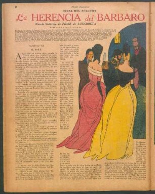 La herencia del bárbaro : Novela histórica de Pilar de Lusarreta