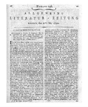 Gräflich-Lippische Medizinal-Ordnung vom 23ten Febr. 1789. Lemgo: Meyer 1789