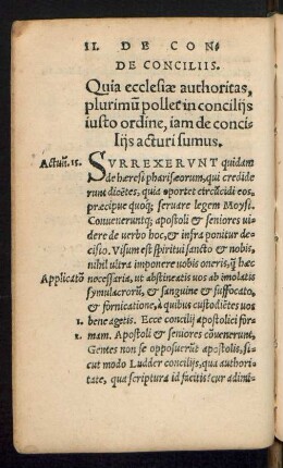 II. De Conciliis.