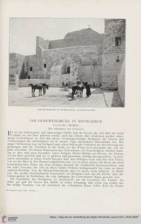 22: Die Geburtskirche in Bethlehem