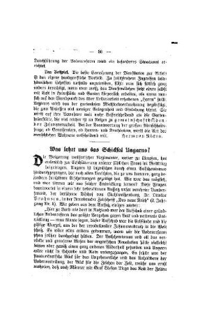 Was lehrt uns das Schicksal Ungarns?