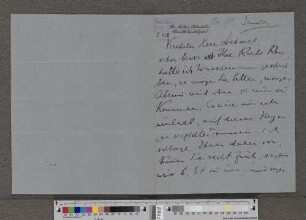 Brief an Richard Dehmel