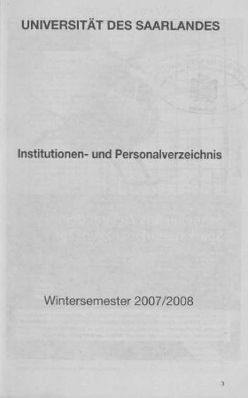 0118: WS 2007/2008