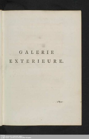 Galerie Exterieure