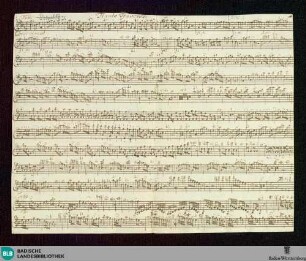 Concertos - Mus. Hs. 900 : fl, vl (2), vla, b; D; MicWka 343 GroF 832