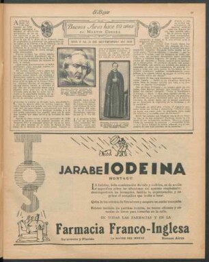 Buenos Aires hace 60 años [del 5 al 11 de septiembre de 1870]
