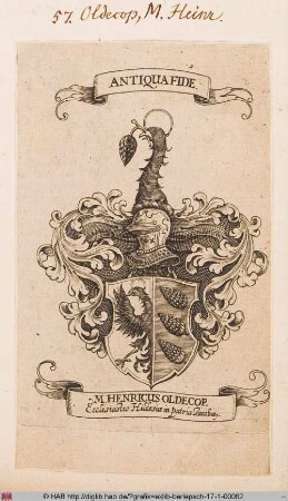 Wappen des Heinrich Oldecop