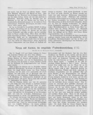 Merzig und Kurtrier, die vorgebliche Stadtrechtsverleihung 1332.