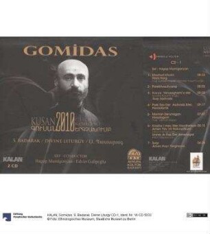 Gomidas. S. Badarak. Divine Liturgy CD-1