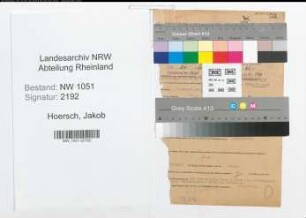 Entnazifizierung Jakob Hoersch , geb. 15.08.1904 ()