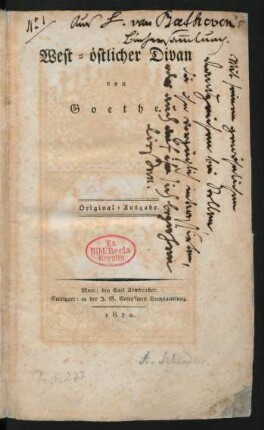 West-östlicher Divan
