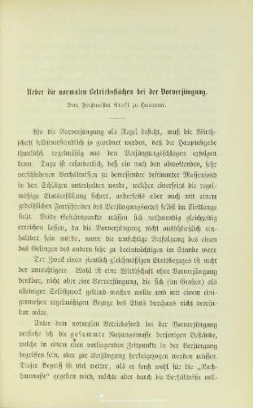 I.6. Ueber die normalen Betriebsflächen bei der Vorverjüngung