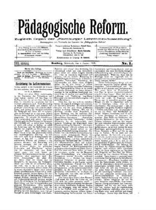 Erziehung im Lehrerseminar : (Schluß folgt)