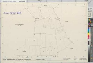 Beckum Ksp. u.Stadt (Beckum), Umlegung Beckum, Gem.Karte Beckum, Kspl. Flur 50
